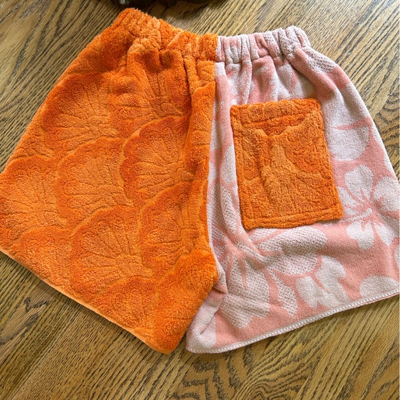 Handmade vintage towel shorts - Picture 4 of 4